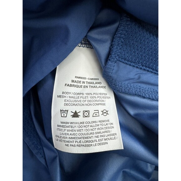 Nike NFL‎ On Field Apparel 1/4 Zip Blue Pullover Wind Breaker Vented Size XL - Picture 7 of 8